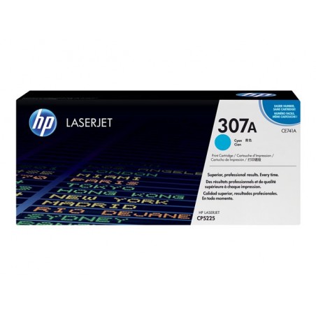 Toner oryginalny HP 307 A CE741A 7,3K Cyan