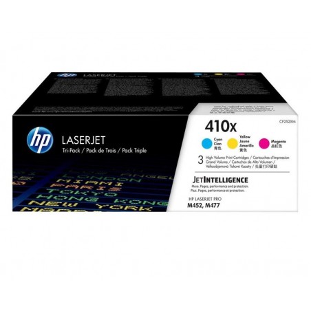 Toner oryginalny HP 410X HY CF252XM 3pack CMY