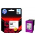 Tusz oryginalny HP 46 CZ638AE CMY