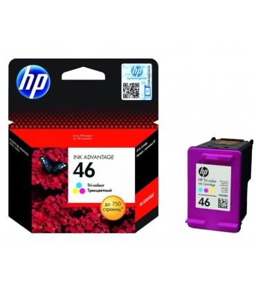 Tusz oryginalny HP 46 CZ638AE CMY