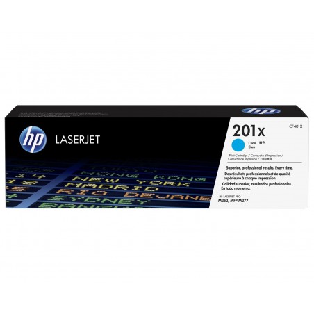 Toner oryginalny HP 201X CF401X 2,3K Cyan