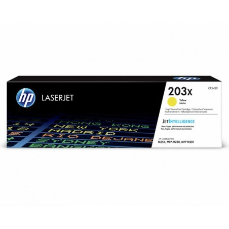 Toner oryginalny HP 203X CF542X 2.5K Yellow