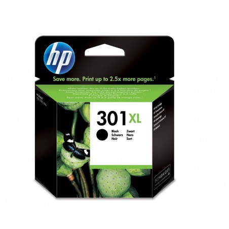 Tusz oryginalny HP 301 XL CH563EE 8ml Black