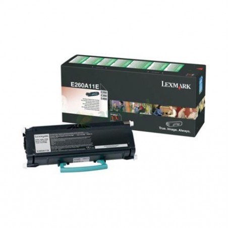 Toner oryginalny Lexmark E26x E260A11E 3,5K Black