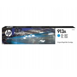 Tusz oryginalny HP 913 A F6T77AE 3K Cyan
