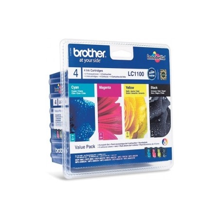 Tusz oryginalny Brother LC1100 CMYK 4pack