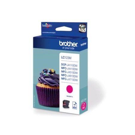 Tusz oryginalny Brother LC123 Magenta
