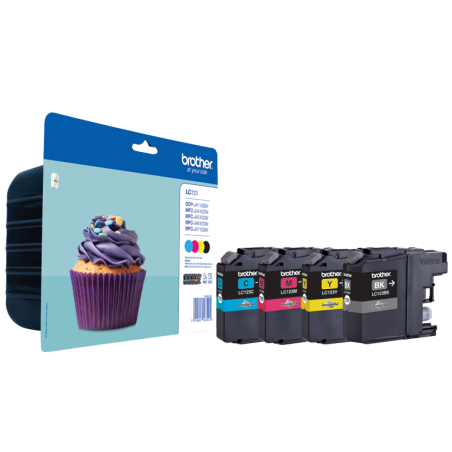 Tusz oryginalny Brother LC123 CMYK