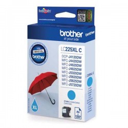 Tusz oryginalny Brother LC225XLC 1,5K Cyan