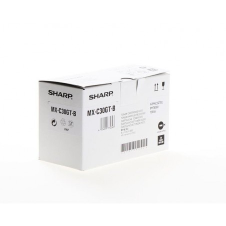Toner oryginalny Sharp MX-C30GTB 6K Black