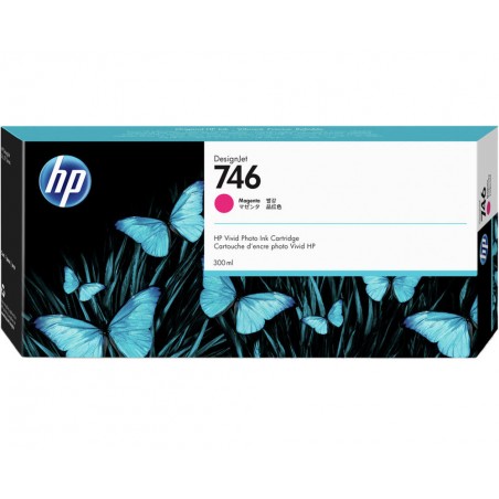 Tusz oryginalny HP 746 P2V78A  300 ml Magenta