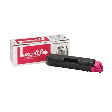 Toner oryginalny Kyocera TK- 580 M 1T02KTBNL0 2,8K Magenta