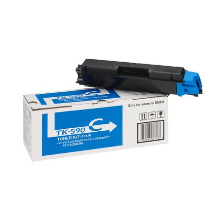Toner oryginalny Kyocera TK- 590 C 1T02KVCNL0  5K  Cyan