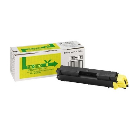 Toner oryginalny Kyocera TK- 590 Y  1T02KVANL0 5K Yellow