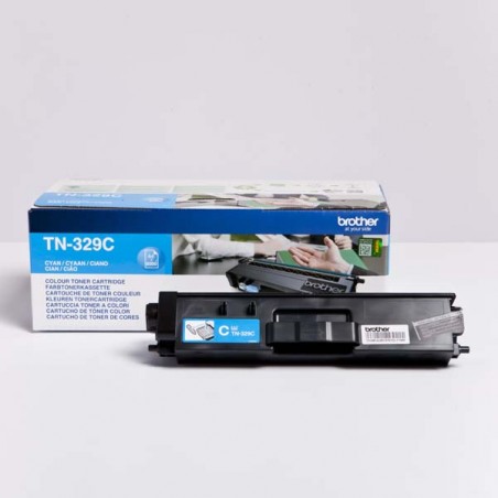 Toner oryginalny Brother TN- 329 6K Cyan