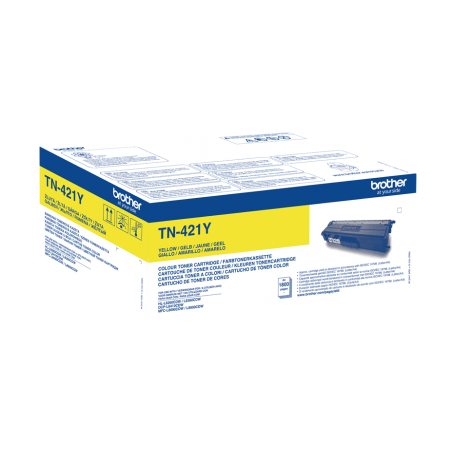 Toner oryginalny Brother TN- 421 Y 1,8K Yellow