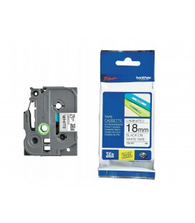 Taśma Brother TZE-241 18mm Black one White