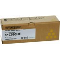 Ricoh Toner SPC360 408187 Yellow 5K