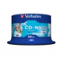 Verbatim CD-R 52x 700MB 50p cake box DataLife+ SuperAZO  Crystal  bez nadruku
