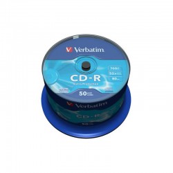Verbatim CD-R 52x 700 MB 50p cake box Data Life Extra Protection bez nadruku