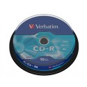 Verbatim CD-R 52x 700MB 10p cake box DataLife, Extra Pritection, bez nadruku