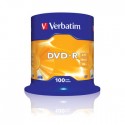 Verbatim DVD-R 16x 4,7GB 100p cake box DataLife+,AdvAZO,scr  ers, bez nadr, mat