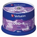 Verbatim DVD+R 16x 4,7GB 50p cake box DataLife+AZO+,scratch res, bez nadr,