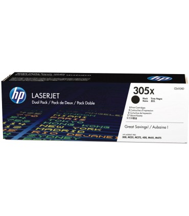 Toner oryginalny HP 305 X CE 410 XD 2pack 8k Black