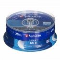 Verbatim BD-R 6x 25GB 25p cake box Single Layer Blue Surface