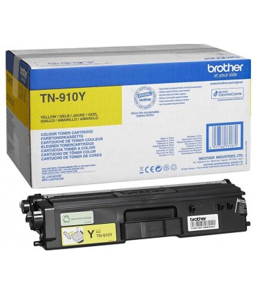 Toner oryginalny Brother TN- 910 Y  9k Yellow
