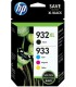 Tusz oryginalny HP 932/933 CMYK 6ZC71AE Multi