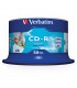 Verbatim CD-R 52x 700MB 50p cake Data  DataLife +, Wide Ink Printable