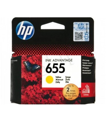 Tusz oryginalny HP 655 CZ112AE 9ml Yellow