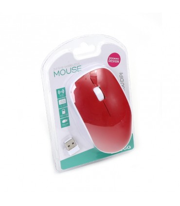 MOUSE OMEGA OM0420 WIRELESS 2,4 GHz 1200dpi RED [42863] EOL