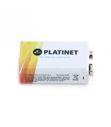 PLATINET BATTERY ALKALINE PRO 9V / 6LR61 BLISTER*1 [43734]