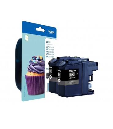 Tusz oryginalny Brother LC123  2PACK 1,2k Black