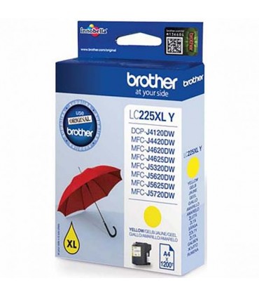 Tusz oryginalny Brother LC225XLY  1,5K Yellow