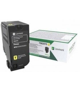 Toner oryginalny Lexmark 75B20Y0 Yellow 10K
