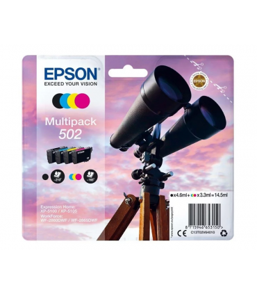Epson Tusz Stylus 502 T02V640 CMYK 4pack, 550s, 3x3.3/4.6ml