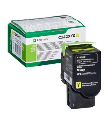 Lexmark Toner C242XY0 Yellow 3,5K zwrotny