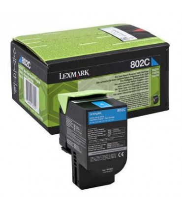 Toner oryginalny Lexmark  80C2SC0  2k   Cyan