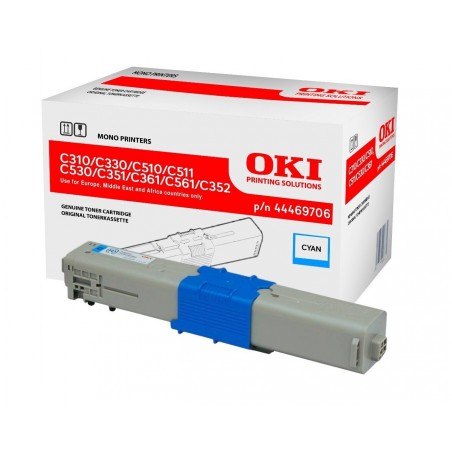 Toner oryginalny OKI C310 330 510 44469706 2K Cyan