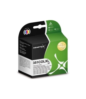 Tusz zamiennik Asarto HP 351 XL   CB338EE 18ml  kolor