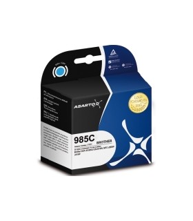 Tusz zamiennik Asarto Brother 985C  LC985C  18ml  Cyan