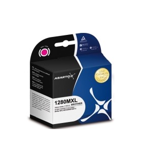 Tusz zamiennik Asarto Brother 1280 MXL  LC1280XLM  22,8ml  Magenta