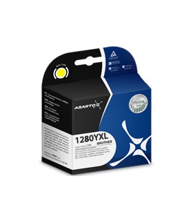 Tusz zamiennik Asarto Brother 1280 YXL  LC1280XLY  22,8ml  Yellow