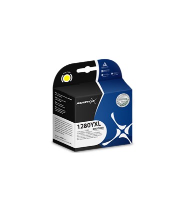 Tusz zamiennik Asarto Brother 1280 YXL  LC1280XLY  22,8ml  Yellow
