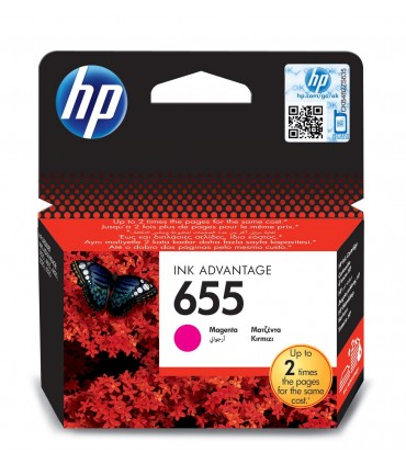 Tusz oryginalny HP 655 CZ111AE magenta
