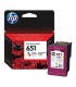 Tusz oryginalny HP 651 C2P11AE kolor