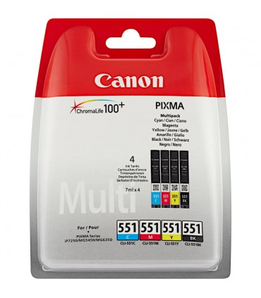Tusz oryginalny CANON Pixma CLI-551 CMYK 28ml
